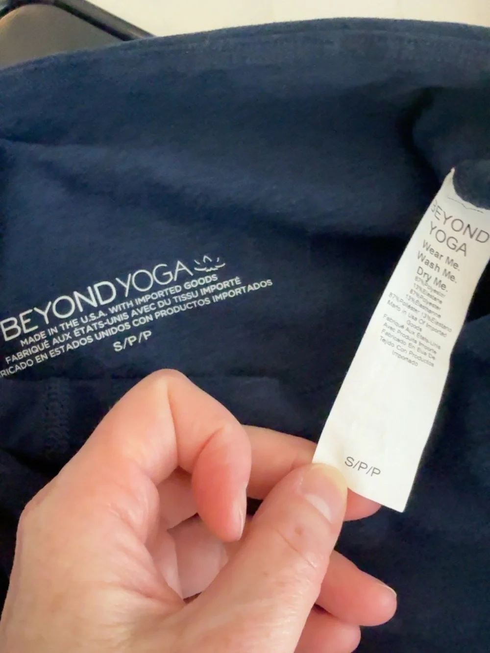 Beyond Yoga Spacedye Out of Pocket High Waisted Leggings S Darkest Night